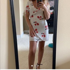 Floral Wrap Dress